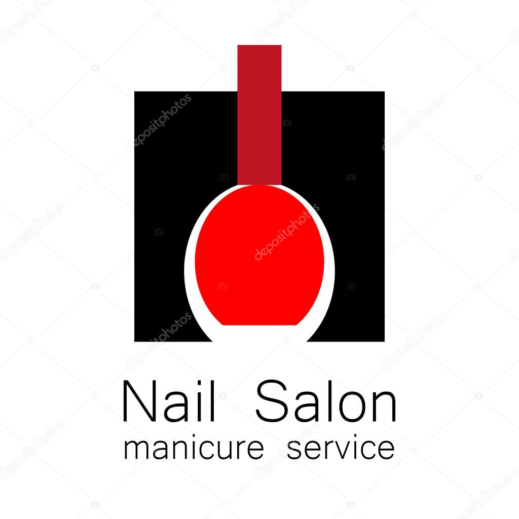 Nail salon logo Royalty Free Vector Image - VectorStock