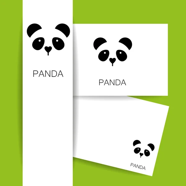 Πρότυπο panda bear — Διανυσματικό Αρχείο