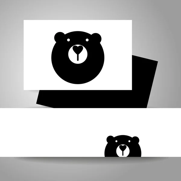 Modelo de urso animal — Vetor de Stock