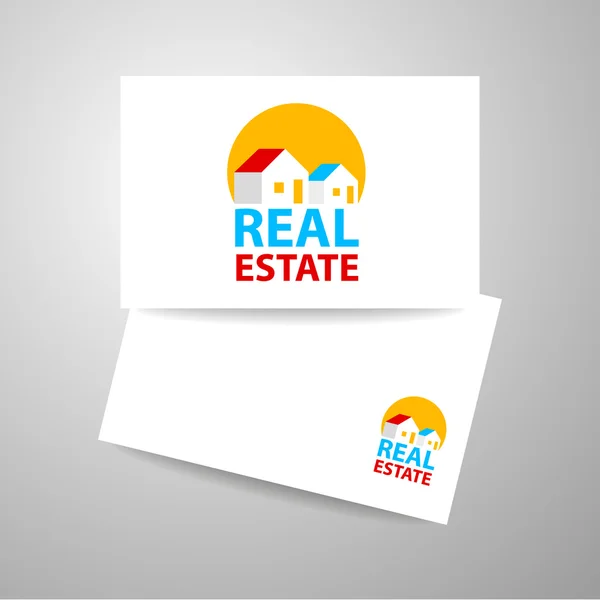 Real estate logo identita — Stockový vektor