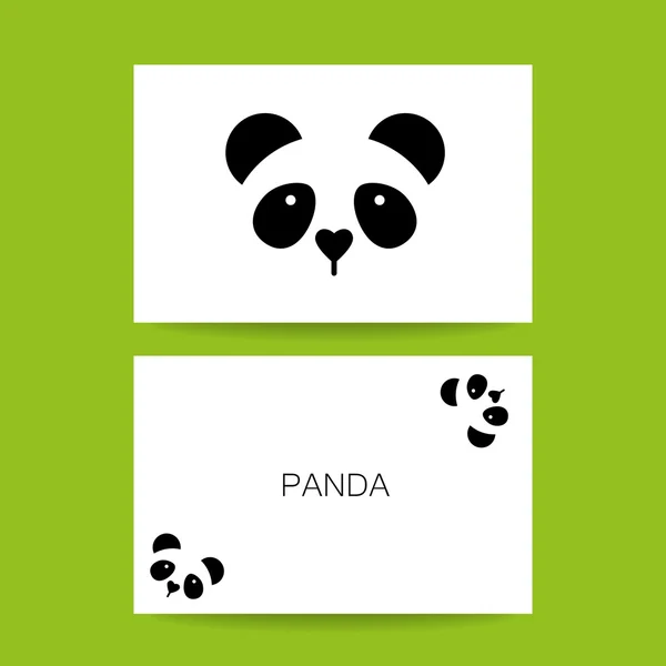 Modèle d'ours panda — Image vectorielle