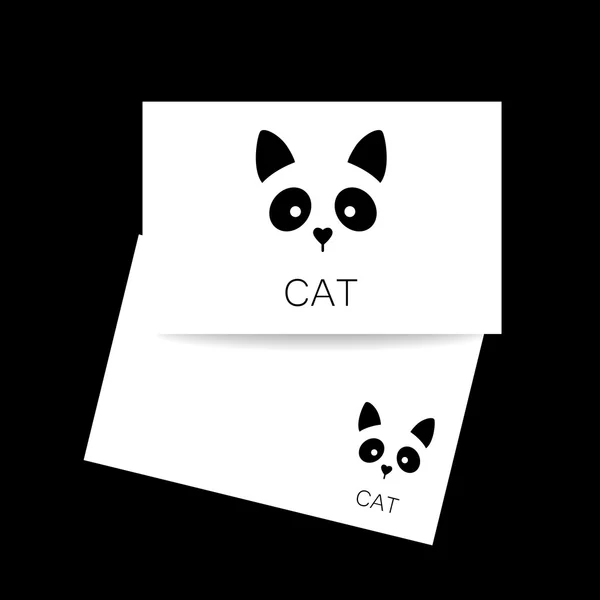 Тварина кішки шаблон — стоковий вектор