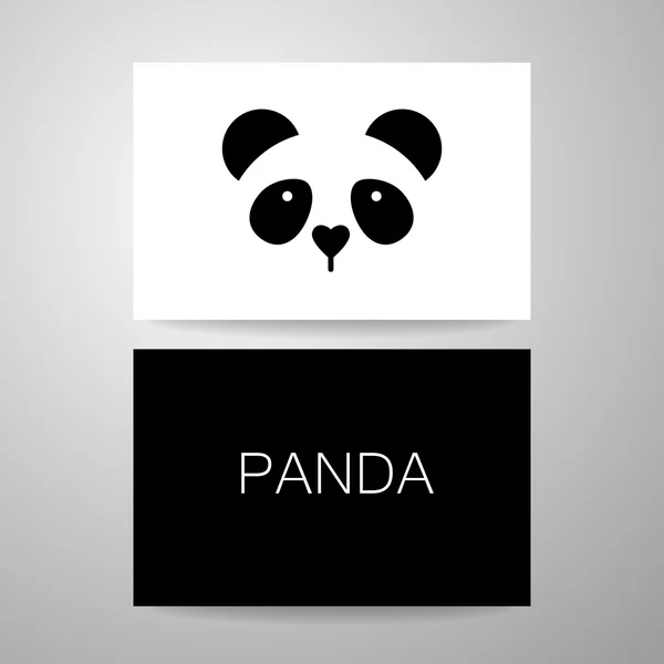 Modèle d'ours panda — Image vectorielle