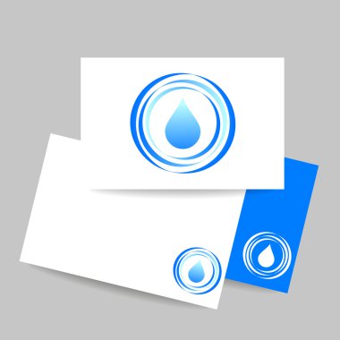 su su damlası şablonu