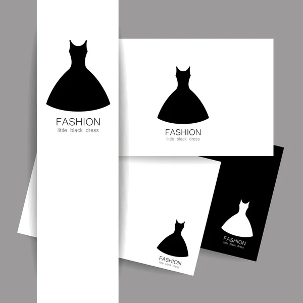 fashion little black dress template — Stock Vector © antoshkaforever fashion little black dress template — Stock Vector © antoshkaforever