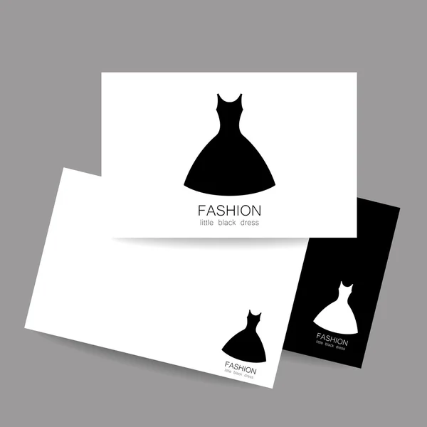 Plantilla de vestido de moda — Vector de stock