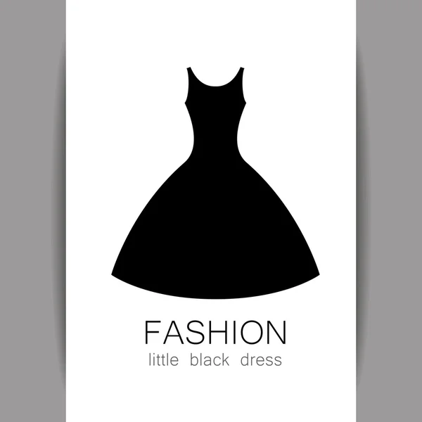 Plantilla de vestido de moda — Vector de stock