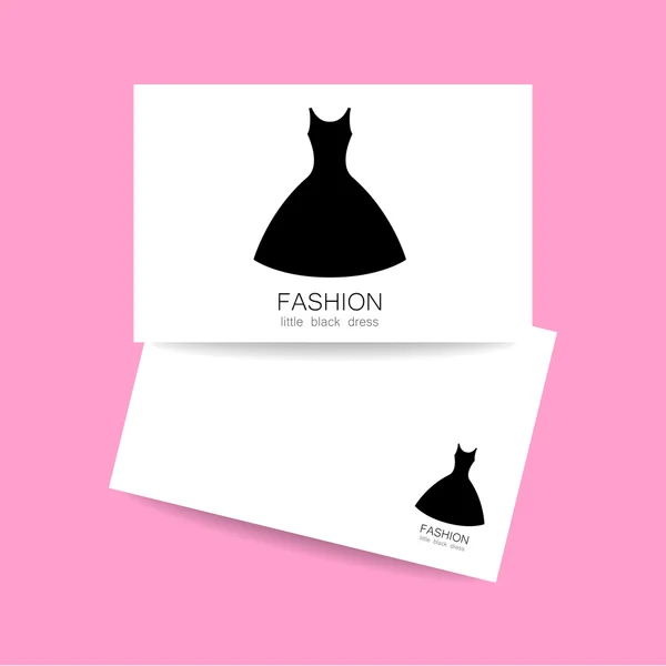 Mode klänning mall — Stock vektor