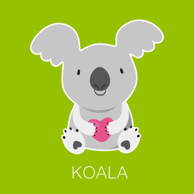 Koala hayvan illüstrasyon