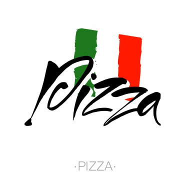 Pizza yazı banner şablon