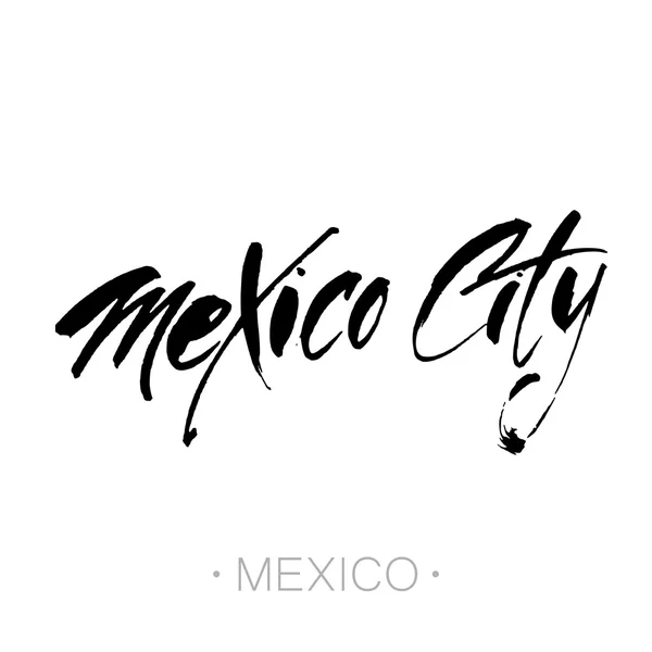 Mexiko nápis šablona — Stockový vektor