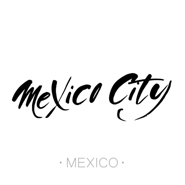 Modèle de lettrage mexique — Image vectorielle