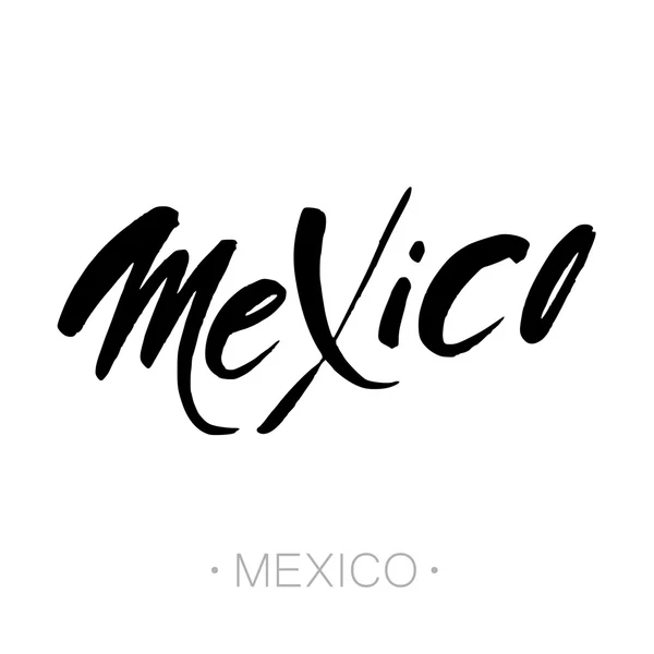 Modelo de letras méxico — Vetor de Stock