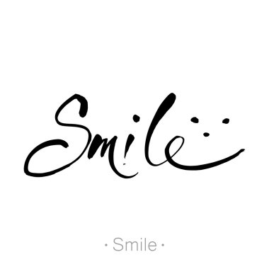 tasarım yazı gülümseme