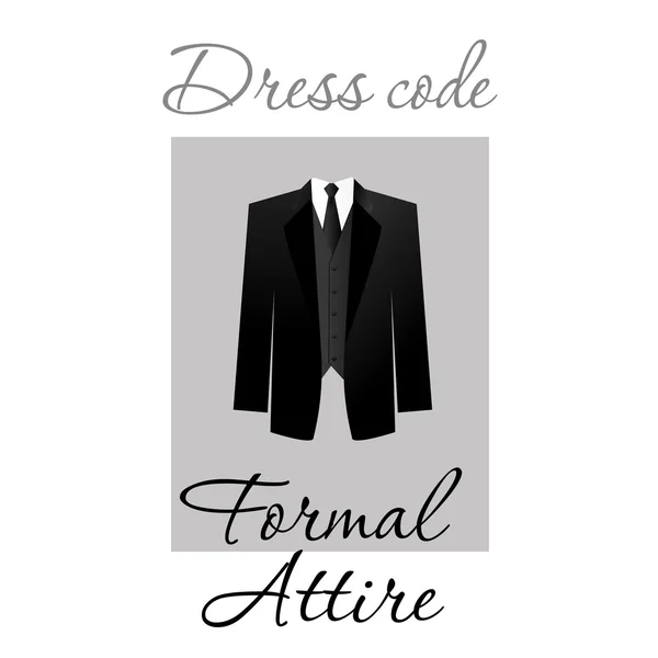 Dress code — Stok Vektör