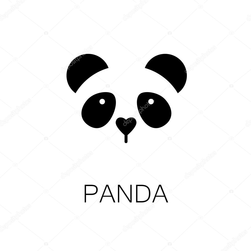 Oso panda imágenes de stock de arte vectorial | Depositphotos