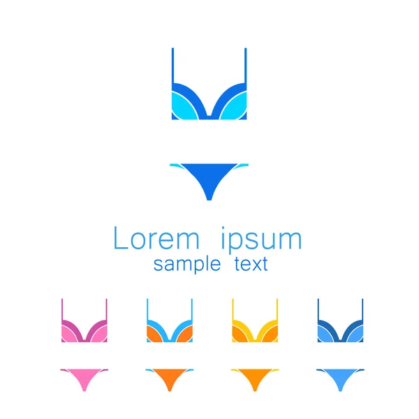 Sous-vêtements-logo — Image vectorielle