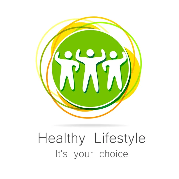 Healthy lifestyle — Stock Vector