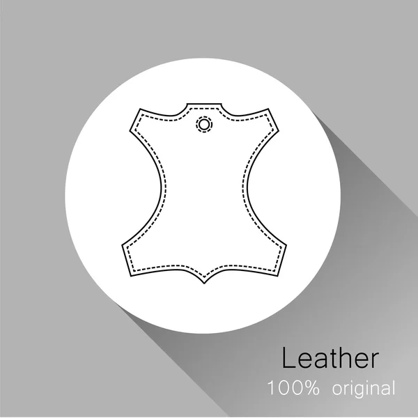 Leather original — Stock Vector