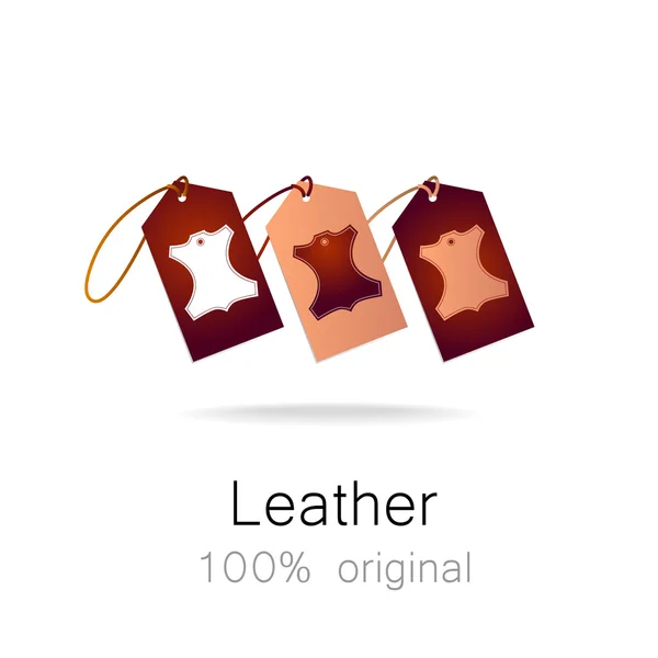 Leather original — Stock Vector