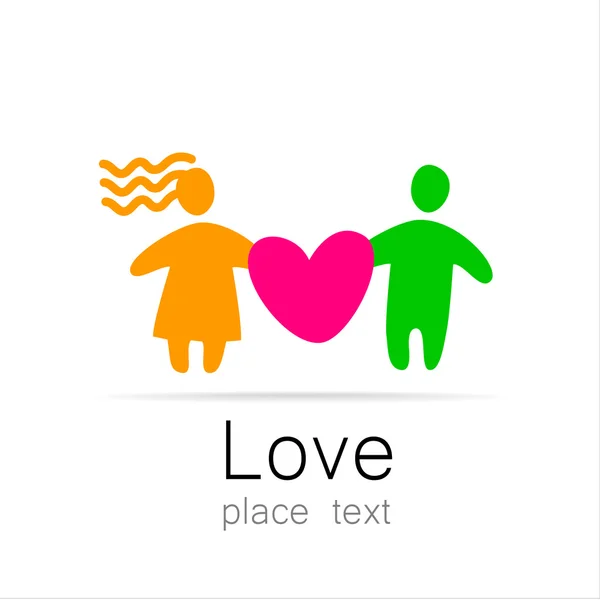 Couple d'amour — Image vectorielle