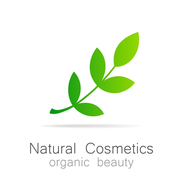 Cosmética natural — Vector de stock