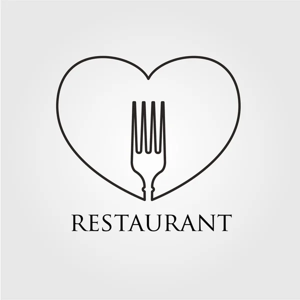 餐厅标志 — 图库矢量图片