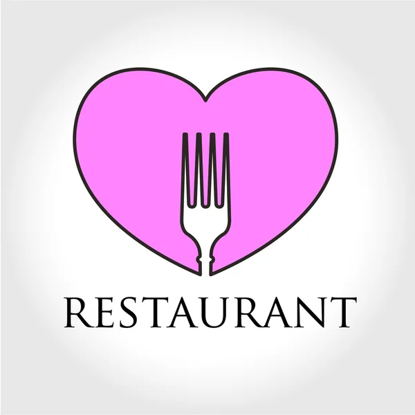 Logotipo restaurante — Vetor de Stock