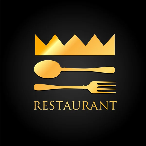 Logo del restaurante — Vector de stock