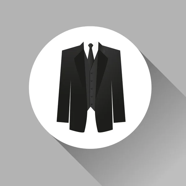 Anzug-Symbol — Stockvektor