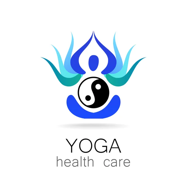 Yoga health care — Stock Vector