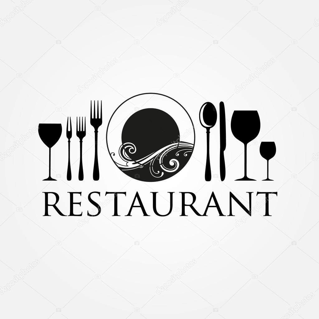 Restaurant logo - idea for the sign, logo, label element