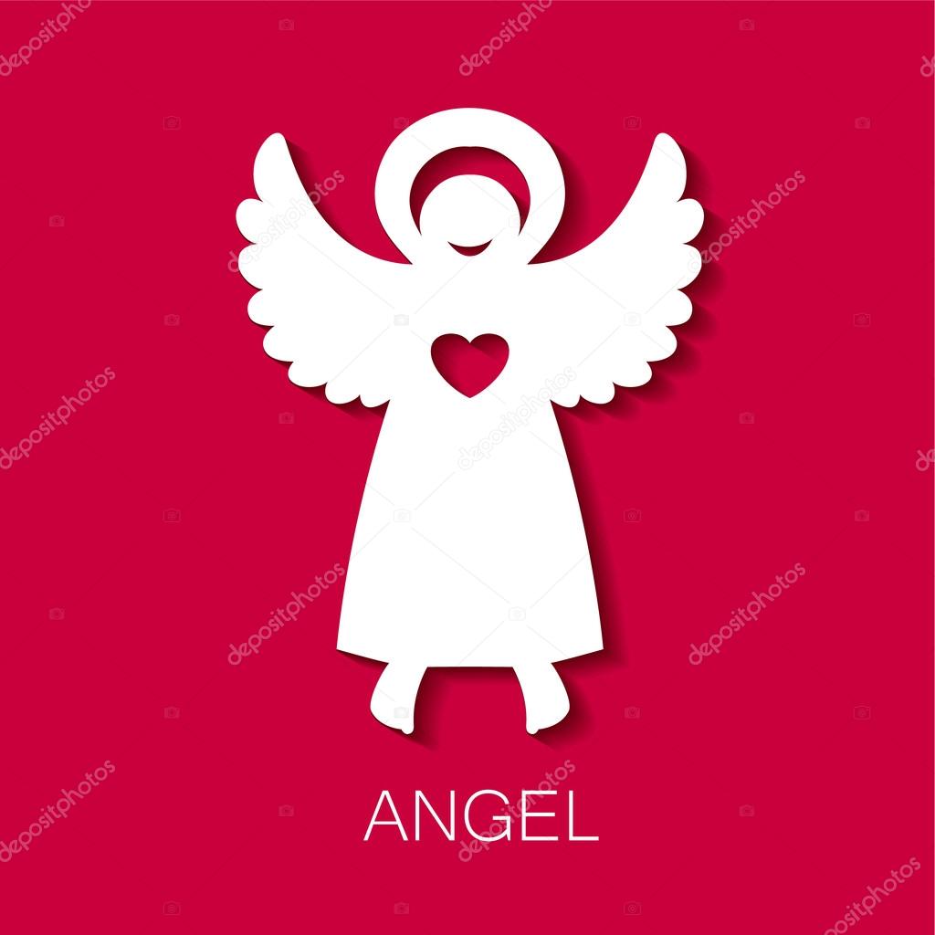 Angel - symbol of love, hope, care, Christmas.