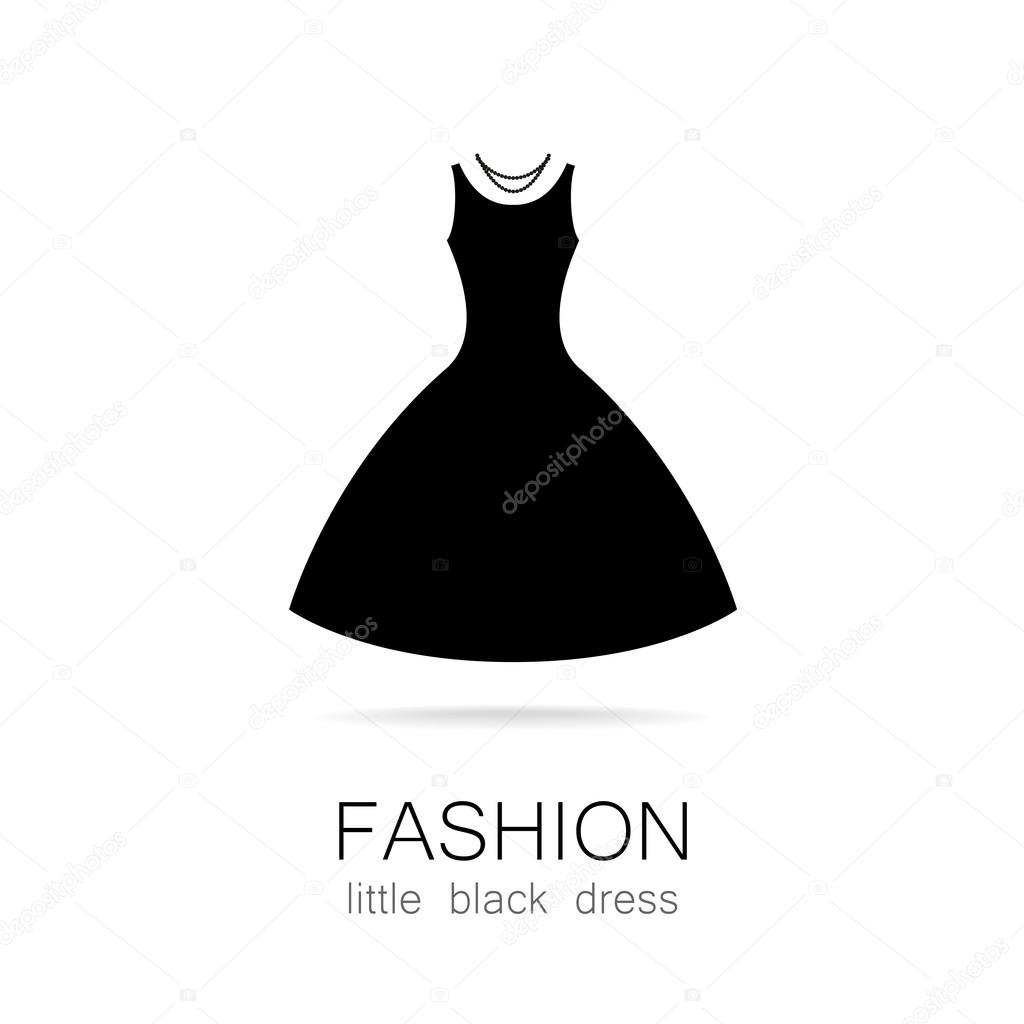 Fashion little black dress template Stock Vector by ©antoshkaforever  79713878