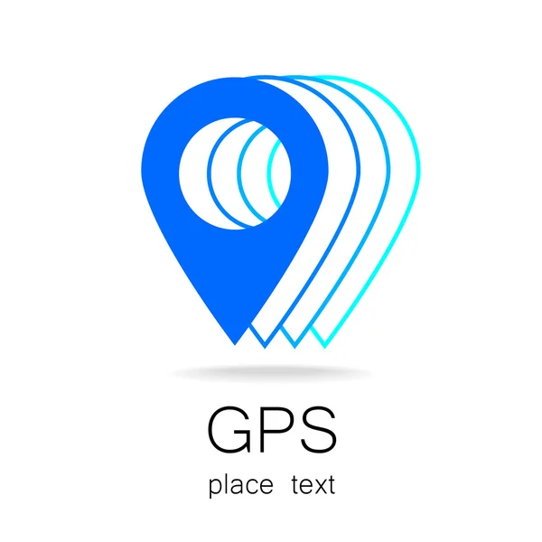 GPS logo — Stockový vektor