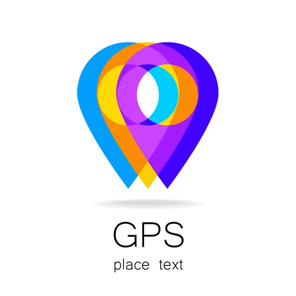 Logotipo gps —  Vetores de Stock