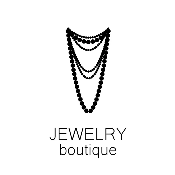 Jewelry boutique template — Stock Vector