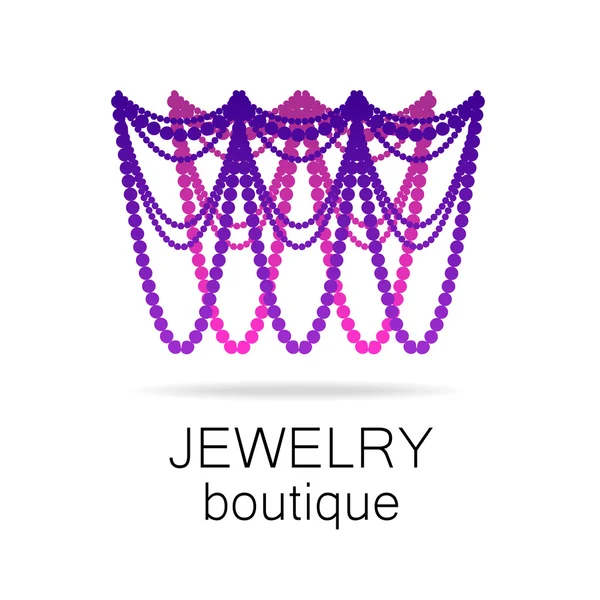 Plantilla boutique joyería — Vector de stock