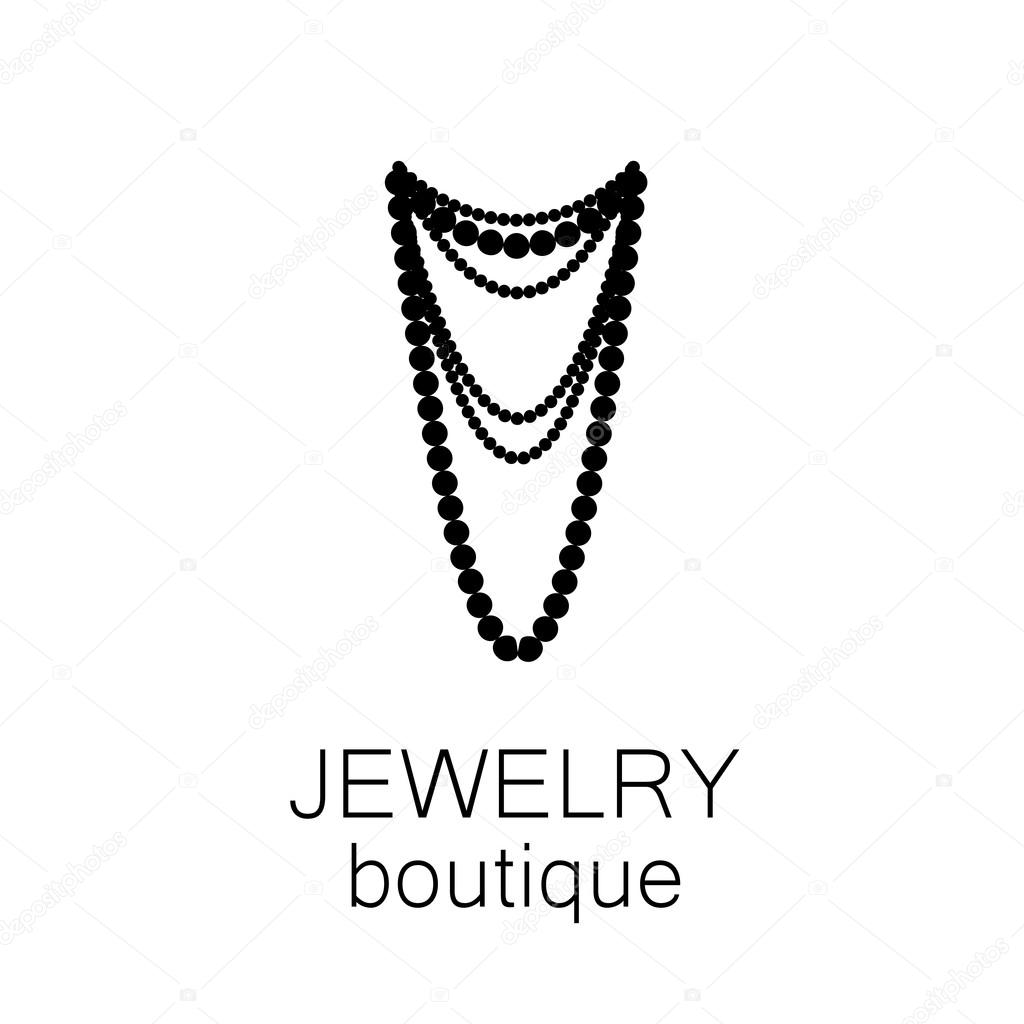 Jewelry - template logo for jewelry salon, manufacture of jewelry, brand jewelry.