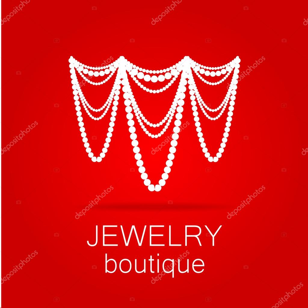 Jewelry - template logo for jewelry salon, manufacture of jewelry, brand jewelry.
