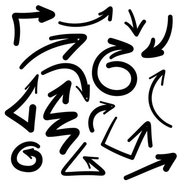 oklar çizim tasarım şablonu