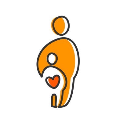 aşk kalp üst simge