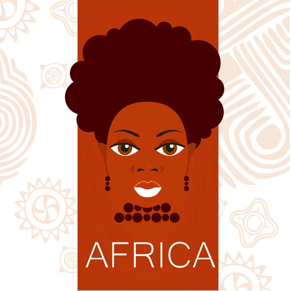 Αφρική άνθρωποι σημάδι — Διανυσματικό Αρχείο