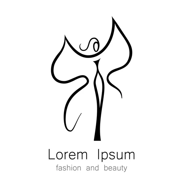 Mode Schönheit Logo Vorlage — Stockvektor