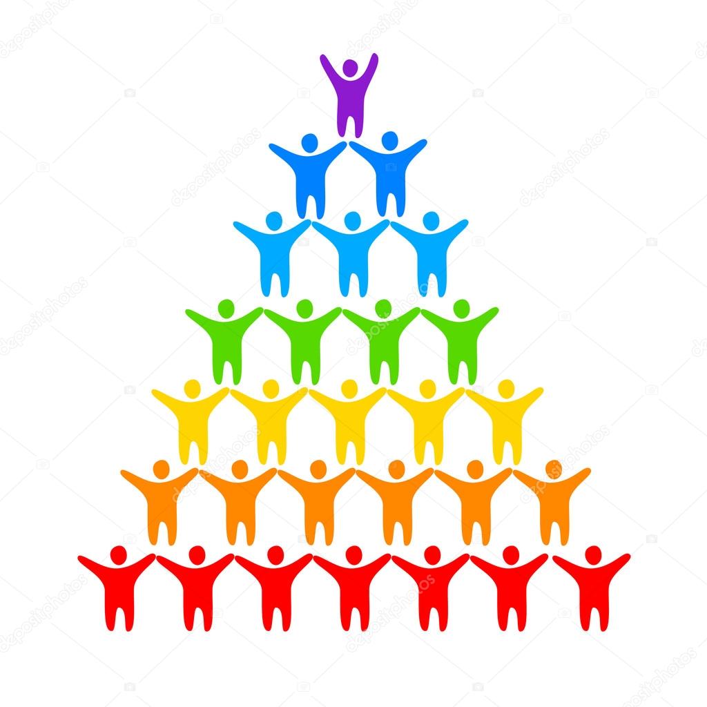 LGBT - a sign of gays and lesbians. The idea of a logo design for a gay pride parade, festival of free love or union protection of the rights of homosexuals.