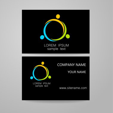 takım şirket logosu kimlik şablonu