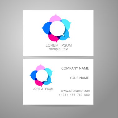 iletişim iletişim konuşma balonu logosu