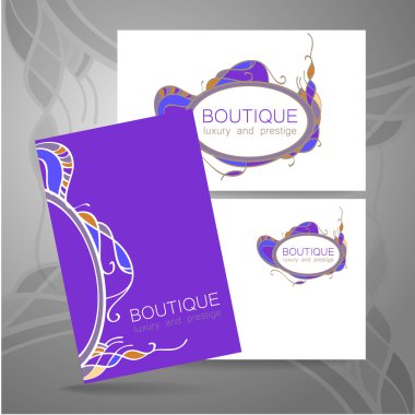 Butik lüks prestij logosu