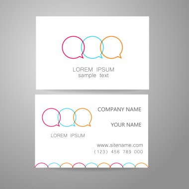 iletişim iletişim konuşma balonu logosu