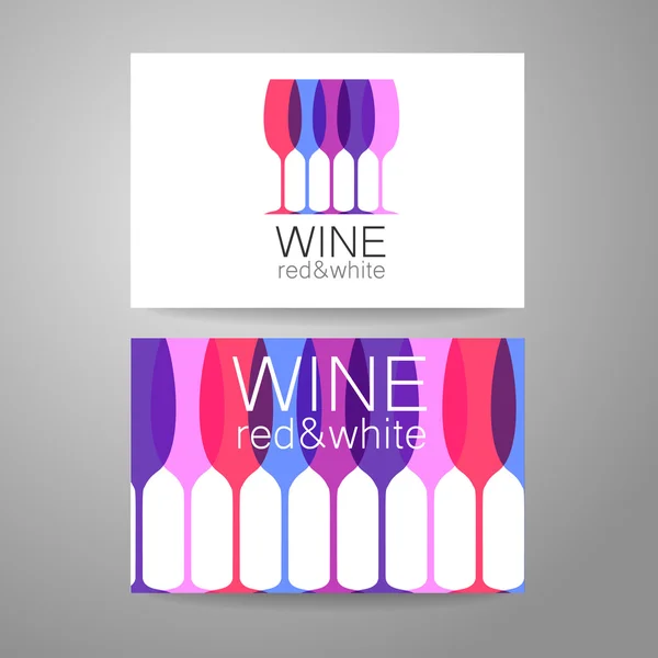 Vin logotyp — Stock vektor